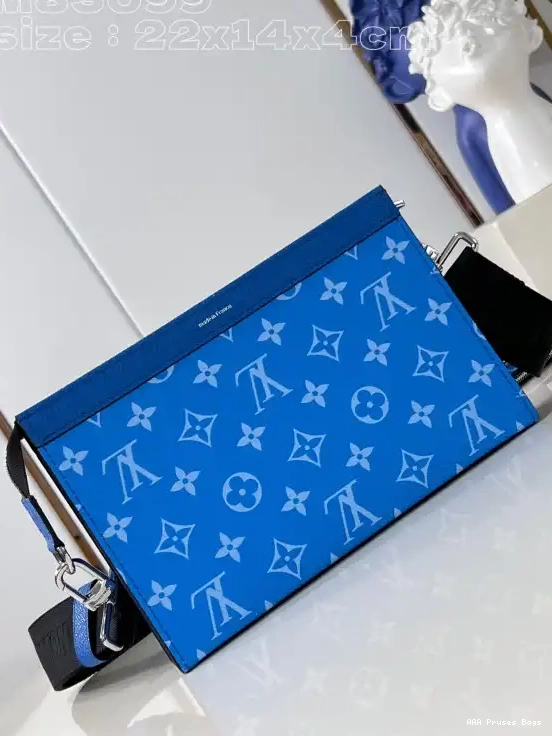 AAA Replica Ru Wearable -22*14.5*4.5CM VUITTON Wallet Gaston LOUIS 0515